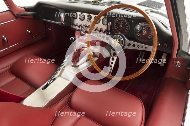 1966 Jaguar E type Series 1 fixed head coupe. Creator: Unknown.