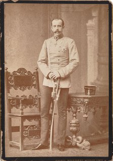 Rudolf, Crown Prince of Austria (1858-1889), 1888. Creator: Angerer, Victor (1839-1894).