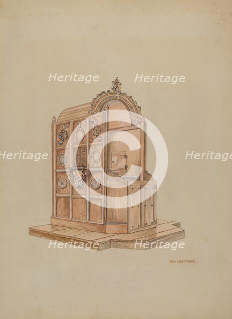 Confessional, 1935/1942. Creator: William Hoffman.