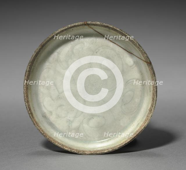 Dish with Incised Scroll Design, 900s-1100s. Creator: Unknown.