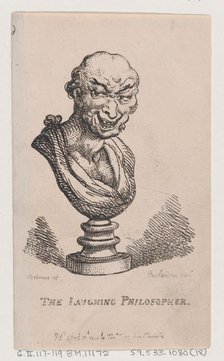 The Laughing Philosopher, 1808., 1808. Creator: Thomas Rowlandson.