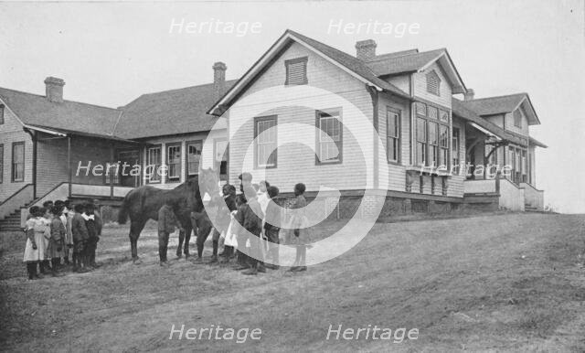 The children's house: class in nature study, 1904. Creator: Frances Benjamin Johnston.