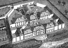 Huntingdon County Gaol and House of Correction, England, built c1828. Artist: Unknown