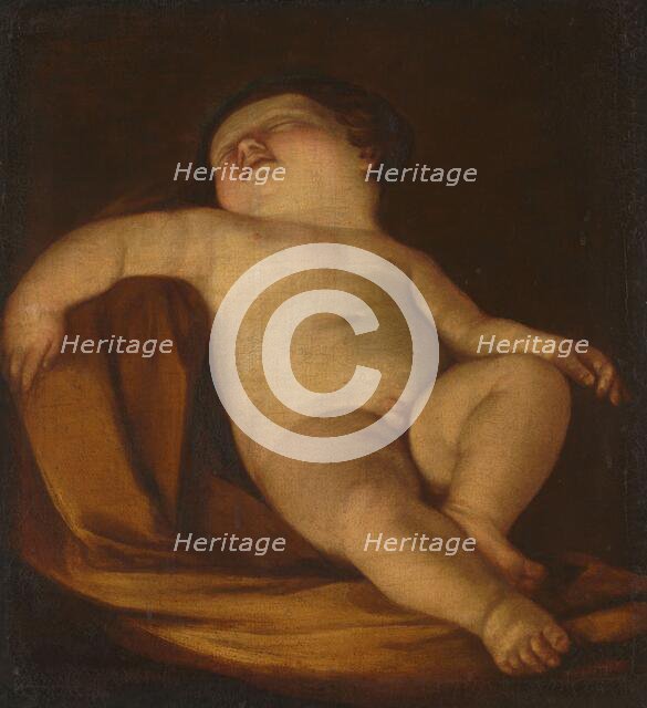 Sleeping Putto, 1627-1700. Creator: Unknown.