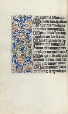 Book of Hours (Use of Rouen): fol. 84v, c. 1470. Creator: Master of the Geneva Latini (French, active Rouen, 1460-80).