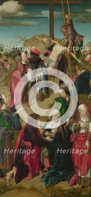 The Deposition (Triptych: Scenes from the Passion of Christ, right panel), c. 1510. Artist: Master of Delft (active Early 16th cen.)