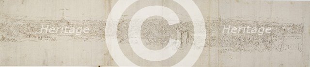 Panoramic View of Rome from Monte Janiculus, c1550s. Artist: Anthonis van den Wyngaerde.