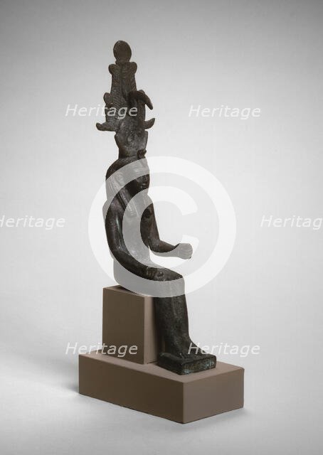 Statuette of Osiris-Iah, Egypt, Late Period, Dynasty 26-30 (about 664-332 BCE). Creator: Unknown.