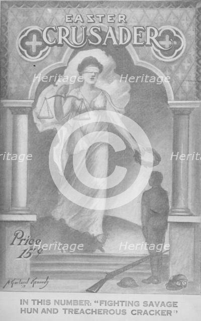 Easter Crusader, cover page, 1918-1922. Creator: A. Garland Kennedy.