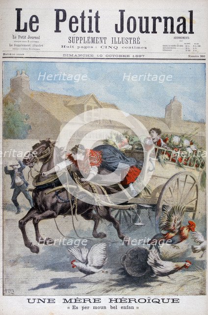 An heroic mother, 1897. Artist: Henri Meyer