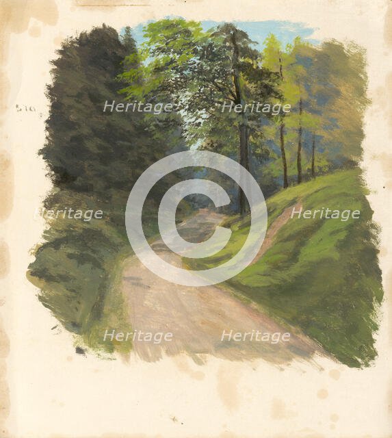 Mountain road, 1850-1900. Creator: Jan Nowopacký.