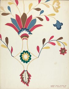 Design from a Proposed Portfolio, 1935/1942. Creator: Majel G. Claflin.