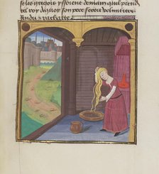 Miniature from Roman de Troie en prose (Français 254) , 1467. Creator: Anonymous master.