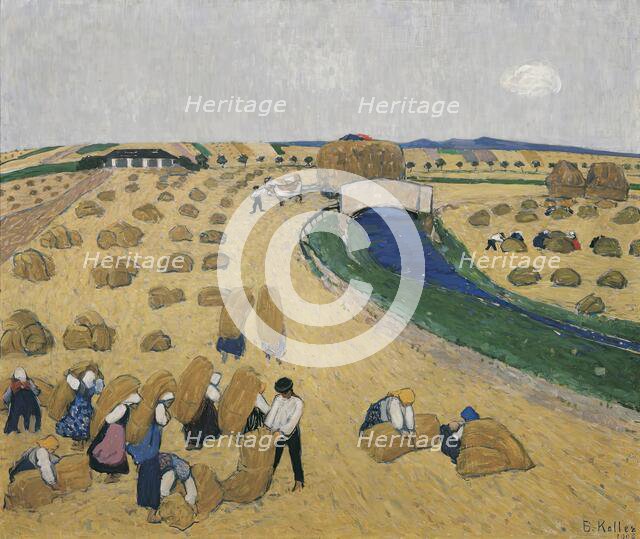 The harvest, 1908. Creator: Broncia Koller.