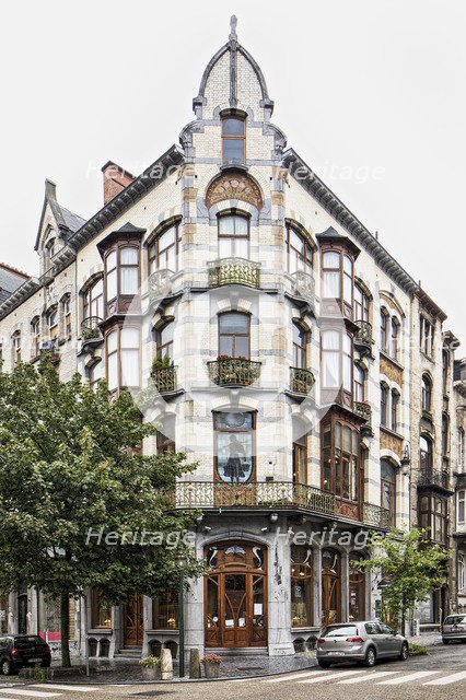 25 Rue Vanderschrick, Brussels, Belgium, (1902), c2014-2017. Artist: Alan John Ainsworth.