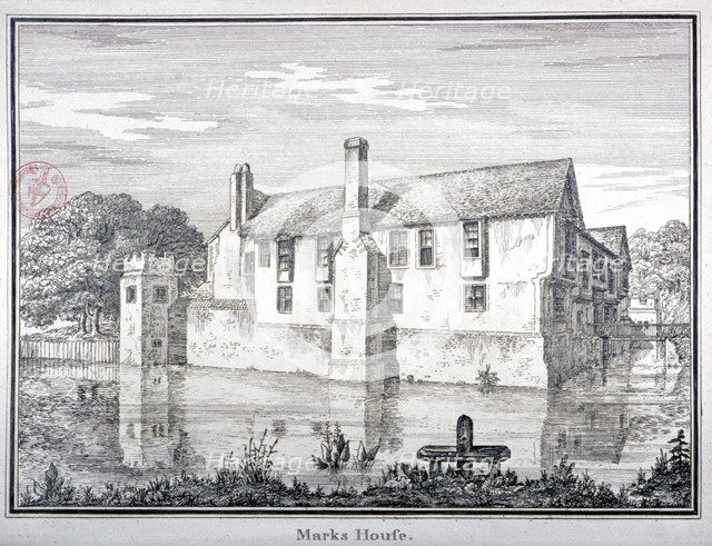 Marks Hall, Romford, Essex, c1790. Artist: Anon