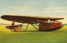 Glider with tubular steel lattice fuselage, 1932.  Creator: Unknown.