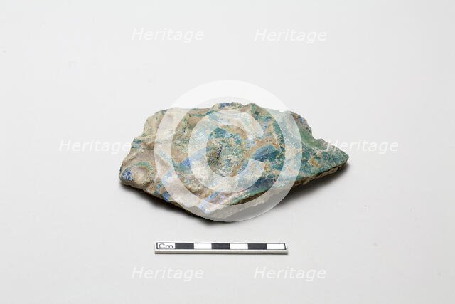 Fragment moulded in high relief, Saljuq period, early 13th century. Creator: Unknown.