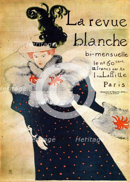 'La Revue Blanche', c19th century.  Artist: Henri de Toulouse-Lautrec