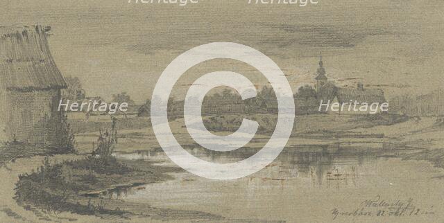 Study from the village of Ujverbasz, 1882. Creator: Eugen Wallachy.