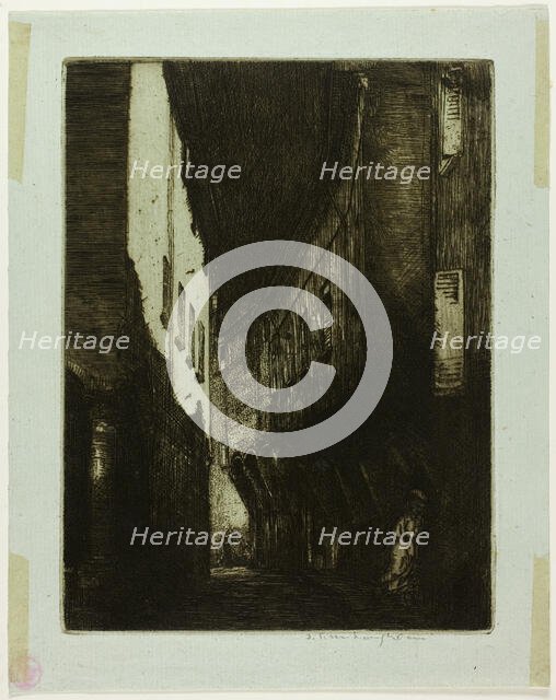 Via San Vitale, Bologna, 1904. Creator: Donald Shaw MacLaughlan.