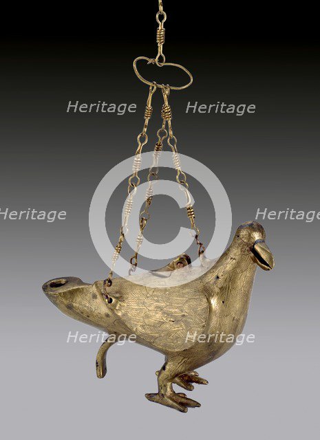 Dove lamp, late 4th Century. Artist: Unknown.