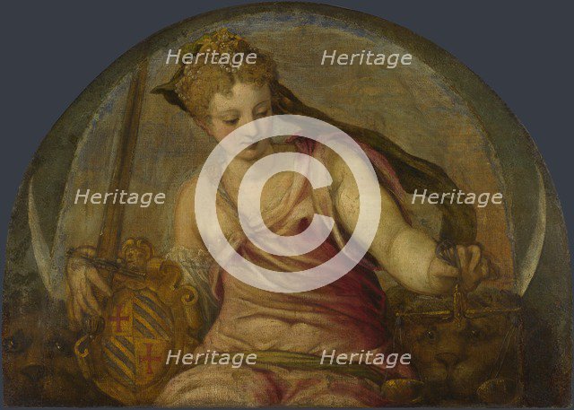 Justice. Artist: Salviati, Giuseppe (1520-1575)