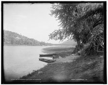 The Susquehanna River near Shickshinny, Pa., between 1890 and 1901. Creator: Unknown.