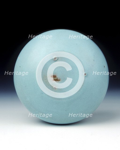 Jun stoneware brush washer, Northern Song dynasty, China, late 11th-early 12th century. Artist: Unknown