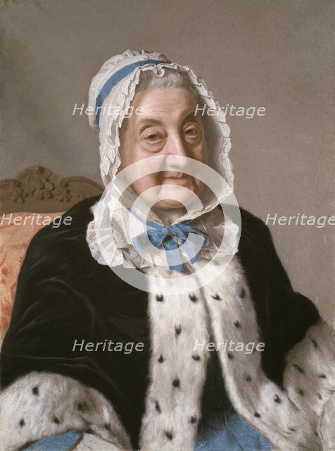 Portrait of Marthe Marie Tronchin, 1758/61. Creator: Jean-Etienne Liotard.