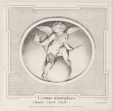 Triumphant Cupid, 1715-96. Creator: Jean-Etienne Liotard.