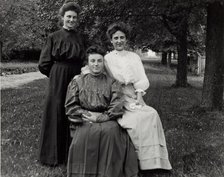 Untitled (Three Women), c1900, printed 1980. Creator: Unknown.