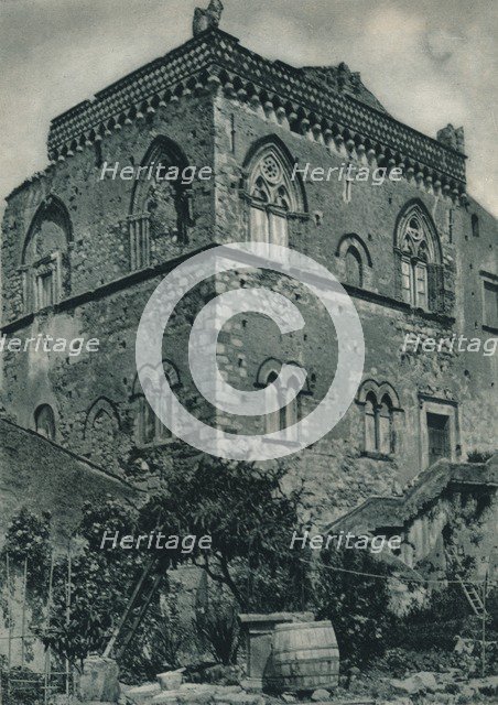 House from the time of Islamic rule, Taormina, Sicily, Italy, 1927. Artist: Eugen Poppel.
