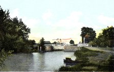 Abingdon Lock, Oxfordshire, 20th Century. Artist: Unknown
