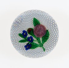 Paperweight, France, c. 1845-60. Creator: Saint-Louis Glassworks.