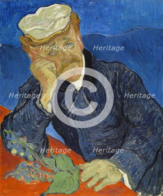 Dr Paul Gachet, 1890. Artist: Gogh, Vincent, van (1853-1890)
