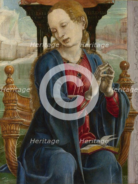 The Virgin Annunciate, ca 1475. Creator: Tura, Cosimo (before 1431-1495).