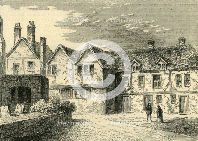 'St. Katherine's Hospital - The Brothers' Houses in 1781', (c1872). Creator: Unknown.