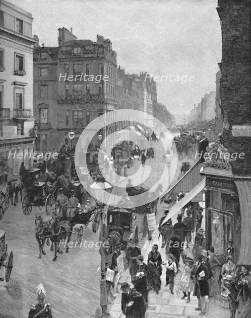 'Piccadilly', c1883, (1896). Artist: Unknown.