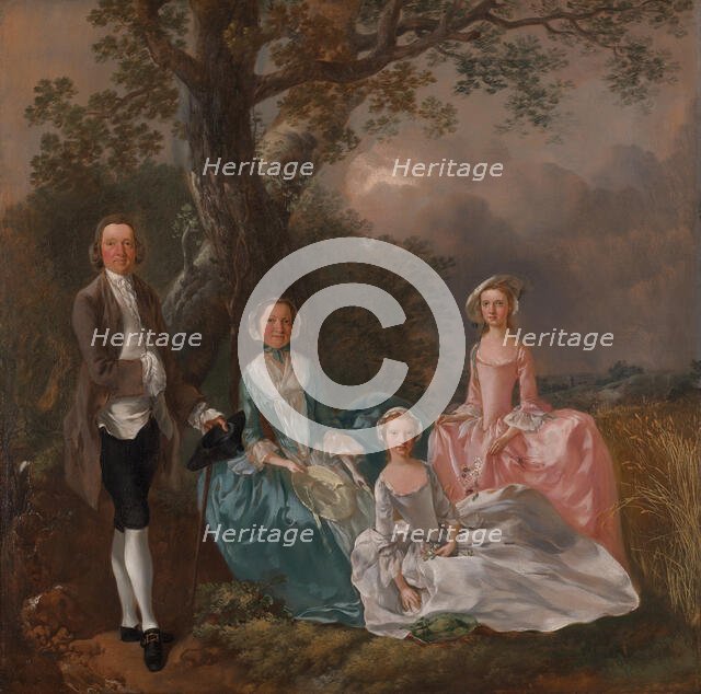 The Gravenor Family, ca. 1754. Creator: Thomas Gainsborough.