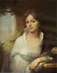 'Portrait of Maria Ivanovna Lopukhina', 1797, (1965).  Creator: Vladimir Borovikovsky.