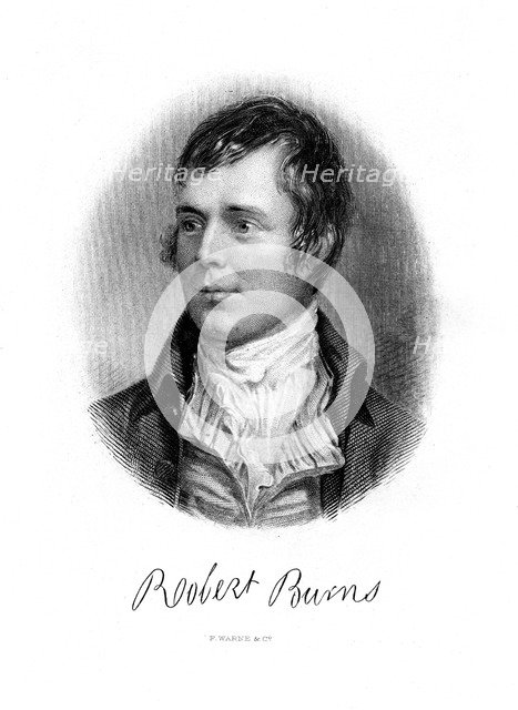 Robert Burns, Scottish poet, 19th century. Artist: Unknown