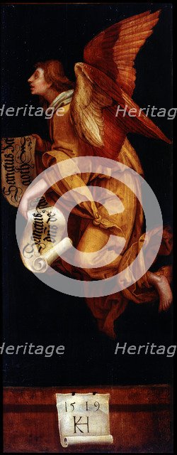 Angel', 1519. Creator: Kulmbach, Hans Suess, von (ca. 1480-1522).