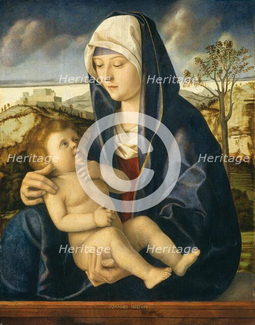 Madonna and Child in a Landscape, c. 1490/1500. Creator: Giovanni Bellini.