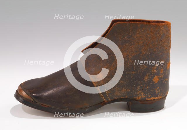 Brogans, probably American, third quarter 19th century. Creator: Little & Co..