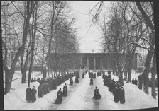 Sledding, before 1916. Artist: Bulla, Karl Karlovich (1853-1929)