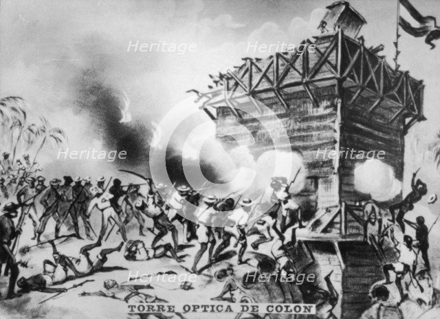 Tower at Colon, 1871 (c1910). Artist: Unknown