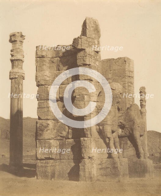 (10) [Gate of all Nations, Persepolis, Fars], 1840s-60s. Creator: Luigi Pesce.