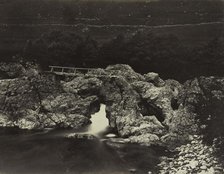 Shepherd's Bridge near Forest Lodge, 1871. Creator: James Valentine (British, 1815-1880).
