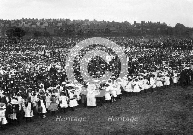 King George V Coronation celebrations, Forest, Nottingham, Nottinghamshire, 1911. Artist: Henson & Co